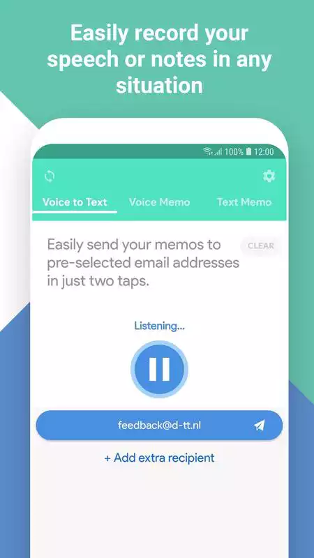 Play VoNo | Voice Note Memo to Mail